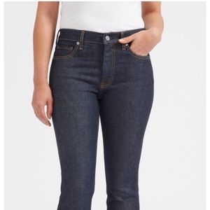 Everlane Indigo mid-rise skinny jean (regular)